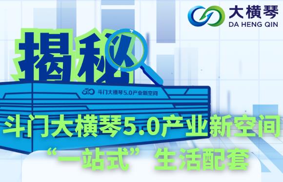 多圖直擊！揭秘斗門大橫琴5.0產(chǎn)業(yè)新空間“一站式”生活配套